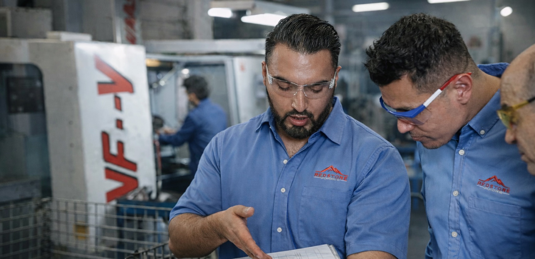 Secondary machining under documented QC